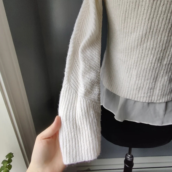 Lucky Brand White Nico Sweater - Picture 4 of 7